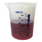 Bequer Becker 1000ml Plástico Polipropileno