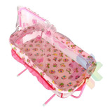 Bercinho Para Boneca Berço Para Reborn Ninos Baby Rosa