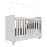 Berço Americano 3x1 C/ Colchão Multimóveis Bambino Fg3023 Bc