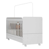 Berço Americano 3x1 Colchão Pimpolho Multimóveis Branco