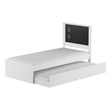 Berço Cama Bibox De Solteiro + Auxiliar P/ Colchão De 88 Cm