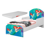 Berço Cama Mini Adesivada Personagens P/ Meninas C/ Colchão