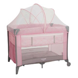 Berço Desmontável Cercado C/ Mosquiteiro Bebê Sleep Voyage