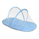 Berço Mosquiteiro Tenda Portátil Cama Colchão - Rosa Ou Azul