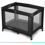 Berço Para Bebe Cercado Tela Galzerano Portátil Preto