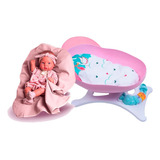 Berço Para Boneca Balanço Brinquedo Infantil Criança 