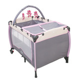 Berço Plus Cercado Vira Chiqueirinho Listras Baby Style 