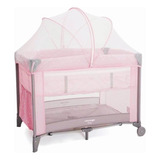 Berço Portátil Infantil Sleep 18kgs Rosa