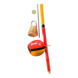 Berimbau Biriba Profissional Cores Reggae - Cabaça Viola