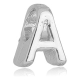 Berloque Letras De A-z Alfabeto Separador Banhado Prata 925