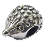 Berloque Pingente Porco Espinho Aço Inox P/ Todas Pulseiras