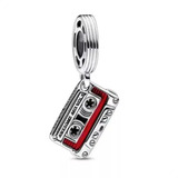 Berloque Prata 925 Fita Cassete P/ Pulseira Pandora Vivara