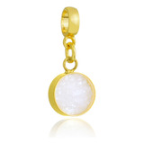 Berloque Sal Grosso Banhado A Ouro 18k Premium