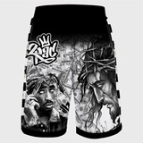 Bermuda | Short Two 2 Pac Tupac Hip Hop Rap Rapper
