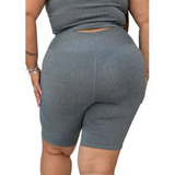 Bermuda Academia Feminino Plus Size Promoção