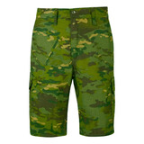 Bermuda Camuflada Tática Multicam Tropic Rip Stop Cargo Top 
