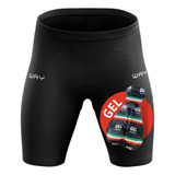 Bermuda Ciclismo Forro Em Gel Bike Masculina Short *pro