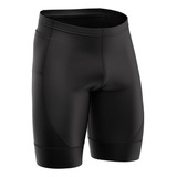 Bermuda Ciclismo Mtb Preta Forro Em Gel (p-m-g-gg-3g)