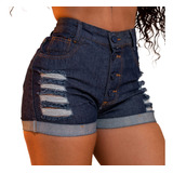 Bermuda Feminina Jeans - Short Feminino Jeans Destroyed Z
