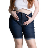 Bermuda Feminina Sawary Jeans Plus Size Com Lycra 275668