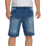 Bermuda Jeans Masculina Plus Size Biotipo