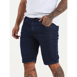 Bermuda Jeans Masculina Skinny Com Super Lycra Linha Premium