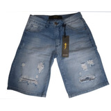 Bermuda Jeans Zoomp Destroyed Masc.-uni000615-universizeplus