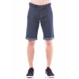 Bermuda Masculina Jeans Evt Middle Com Cinto Shorts Eventual