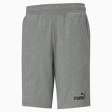 Bermuda Moletom Essentials Jersey Logo Puma Com Bolsos 