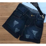 Bermuda Short Jeans Infantil Menino Bebê