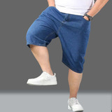 Bermuda Shorts Jeans Plus Size Lançamento