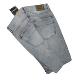 Bermuda Zoomp Jeans Acinzentado Masculina ref