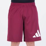 Bermuda adidas Logo Bordô