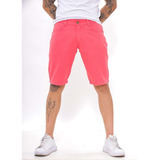 Bermudas Shorts Jeans Sarja Colorido Oferta