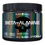 Beta Alanina - Black Skull - 100% Pura - (100g) Sabor Sem Sabor