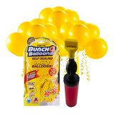 Bexigas Balão Amarela Kit De Festa