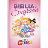 Bíblia Da Turminha Da Graça Meninas Capa Almofadada