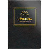 Bíblia De Estudo| Apologética Com Apócrifos | Capa Luxo Pret