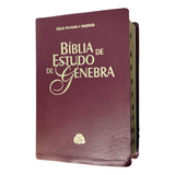 Bíblia De Estudo Genebra Capa Luxo