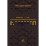 Bíblia De Estudo Integrada, Nvi, Couro Soft, Marrom, De Kohlenberger, John R.. Editorial Vida Melhor Editora S.a, Tapa Mole En Português, 2017