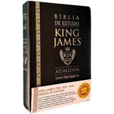 Bíblia De Estudo King James Atualizada - Capa Luxo - Grande