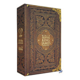 Bíblia De Estudo King James Atualizada Kja1611 Capa Dura Vintage Com Explicações Dos Versículos