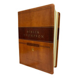 Bíblia De Estudo Thompson Grande Capa Luxo Marrom 