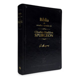 Bíblia De Estudos E Sermões De C. H. Spurgeon: Va Versão Transformadora, De Spurgeon, Charles Haddon. Editorial Ministérios Pão Diário En Português, 2018
