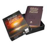 Bíblia Do Pregador Pentecostal Vinho +teologia+caixa