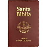 Bíblia Em Espanhol Rvt Letra Supergigante | Couro | Vino
