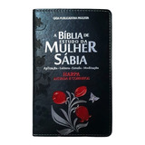 Biblia Estudo Da Mulher Sabia Tulipa Preta