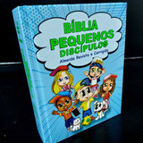 Bíblia Infantil Pequenos Discípulos Azul Harpa