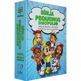 Biblia Infantil Pequenos Discípulos Com Harpa Meninos