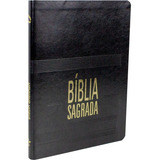 Bíblia Sagrada - Couro Sintetico Preta: Nova Almeida Atualizada (naa), De Sociedade Bíblica Do Brasil. Editora Sociedade Bíblica Do Brasil, Capa Dura Em Português, 2019
